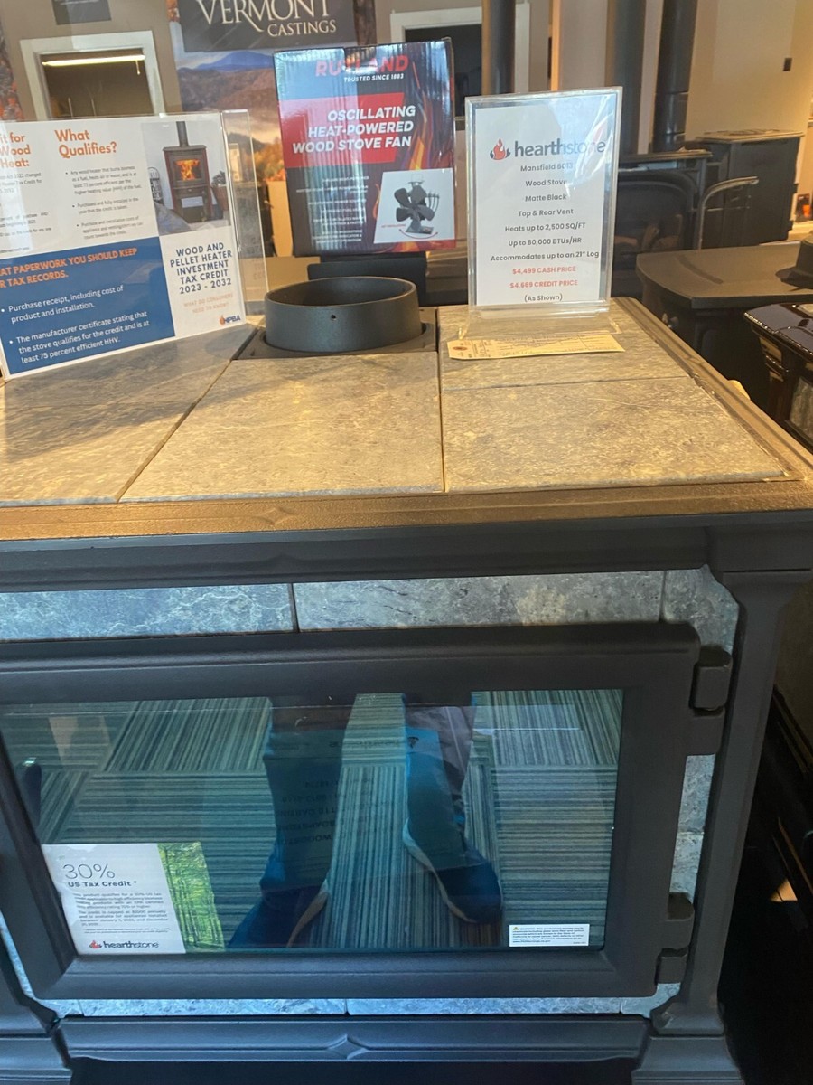 Hearthstone Mansfield 8013 Cast Iron Wood Stove soap stone Matte