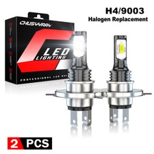 2x White Led Headlight Bulb For Polaris Trail Boss 325 2000-2001 250 1988-1999