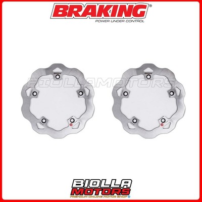 SATZ BREMSSCHEIBEN VORNE BRAKING BMW C EVOLUTION 2017 - [FESTSTEHENDE WAVE] 2xWF8113