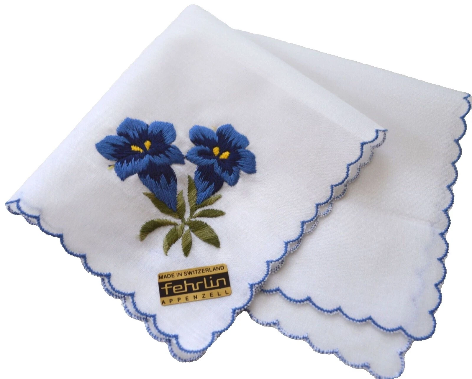 Edwardian Algodão Vintage Simples e Lenços Sólido