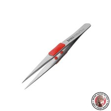 NEW ANEX Stainless Steel Tweezers with Rubber Grip Strong Type