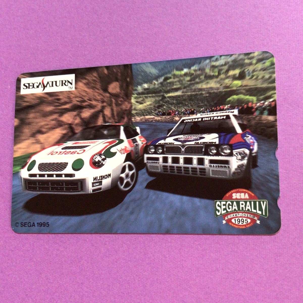TOYOTA Celica Castrol GAME SEGA RALLY CHAMPIONSHIP 1995 Phone Card