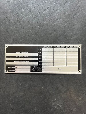 Dublin Bus Atha Cliath Volvo Olympian 96-D-268 RA268 Chassis Body Plate Badge
