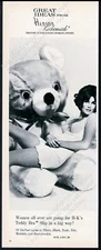 1969 Henson Kickernick lingerie teddy bra slip woman photo vintage print ad
