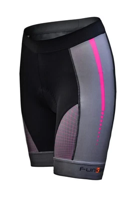 Funkier Aurora S-2768-1-c12 Active Ladies Short In Black/pink - X-small - Imagen 1 de 4