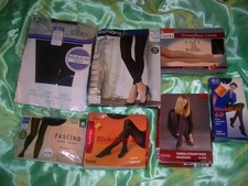 Strumpfhosenpaket 7 x blickdichte + Mikrofaser Strumpfhosen Gr 44 46 48 40-70DEN