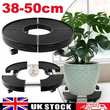 Plant Pot Trolley Mover Stand on Wheels Garden Planter Caddy Heavy Duty 150kg UK
