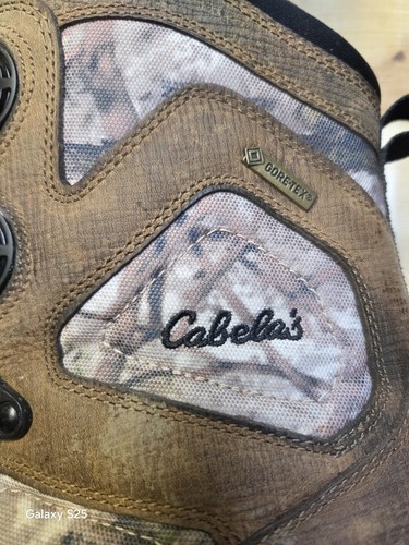 👀Cabela's Vibram Camouflage Leder Gore Tex Wandern Jagd Stiefel US Größe 10M👀 - Bild 8 von 19