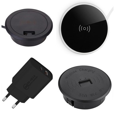 Einbau Wireless Charger Qi USB Tischladegerät Einbauladestation von SOTECH