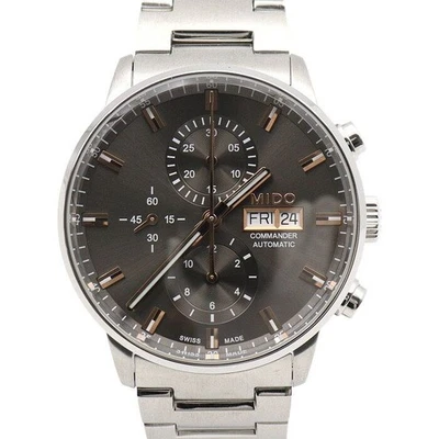 MIDO Commander Chronograph Automatik Edelstahl Herrenuhr 152888621 - Bild 1 von 4