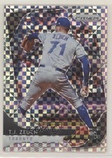 2020 Panini Prizm Power Plaid Prizm 7/75 TJ Zeuch #3 kn8