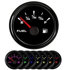 52mm 0-190ohm, 240-33ohm, 240-30ohm, 0-180ohm, 10-180ohm Full Range Black