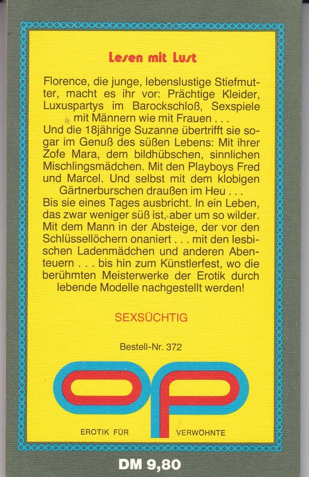 Erotischer Roman / Sexsüchtig  / Olympia Press - Bild 2 von 2