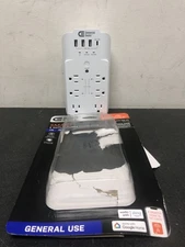 Commercial Electric LA-12A Smart Surge Protector: 6 Outlets, 4 USB, Hubspace-Pow