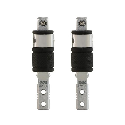 Flat End 1/4'' Hex to Square Socket 2 in 1 Extension - With Leatherman Multito...