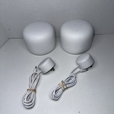 2 pack White Google Nest Mesh WiFi Router H2D AC2200 w Power Cord