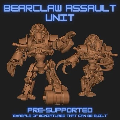 Cyborg Berserkers Sci-fi Tabletop Miniatures X10 32mm