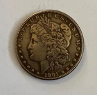 1901 S Morgan Silver Dollar...XF but Not Graded...As Found & Not Cleaned!