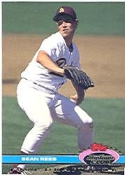1992 Stadium Club Dome #150 Sean Rees RC - BB