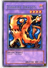 Darkfire Dragon - LOB-019 - Rare - 1st Edition Lightly Played, English LP Yugioh