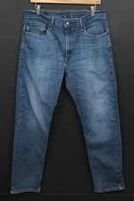 Levi's Men's 502 Regular Taper Jeans Medium Wash Stretch Denim Size 36 X 30