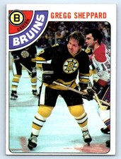 1978-79 Topps #18 Gregg Sheppard Boston Bruins