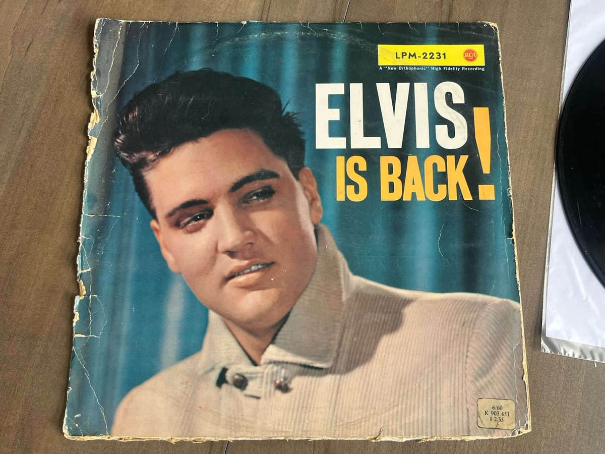洋書 ELVIS in Deutschland Elvis Presley “Elvis Is Back” Vinyl LP Germany RCA (LPM-2231