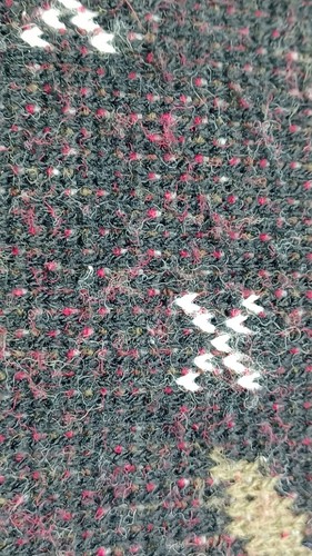Vintage 80er Jahre Rollkragenpullover, Rose & Schwarz. Ohne Etikett. D2029 - Bild 9 von 15