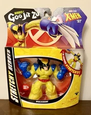 NEW💥Goo Jit Zu Stretchy Heros Wolverine Action Figure🦹🏻Marvel X-Men Toy Gift