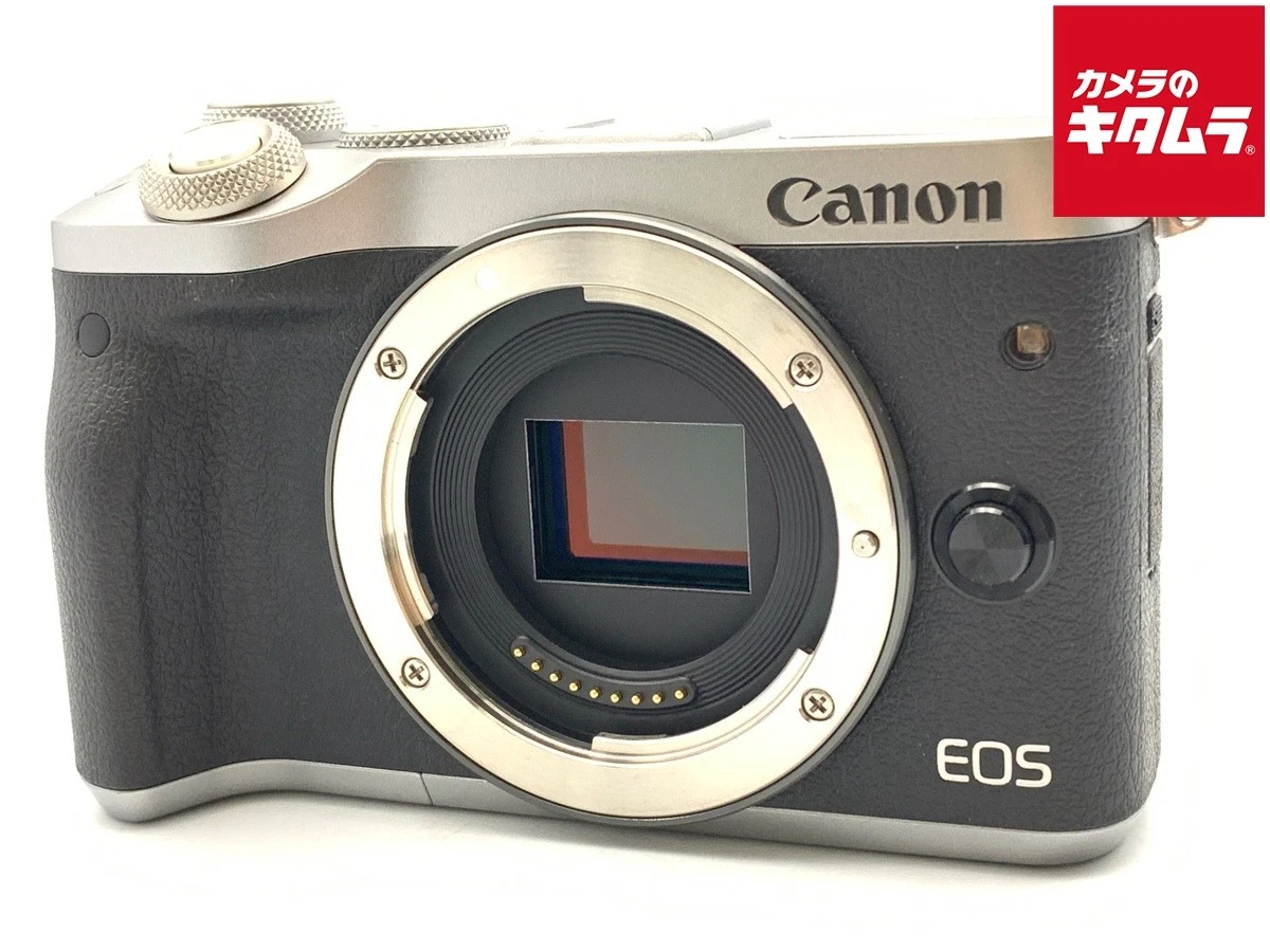 CANON EOS M6 シルバー 15-45 55-200mm デジタルカメラ Canon EOS M6 Mark II Mirrorless Camera with 15-45mm Lens