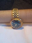 Timex UFO Date 1970s Black Dial Cushion Case 38mm Manual Wind Watch (Working)