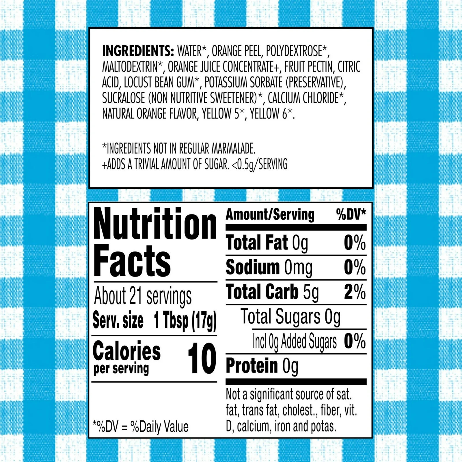 (2 pack) Smucker's sugar free Orange marmalade, 12.75 oz.....