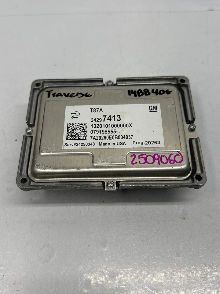 Chevrolet Traverse control de transmisión 2019 2024 unidad de módulo TCM OEM 24297413 Foto 4 de 4