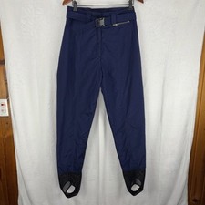 Obermeyer Womens Ski Pants Sz 12 Stiletto II Navy Blue 32x32 Insulated VTG
