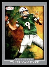 Tyler Van Dyke 2022 SAGE Artistry #59 Miami Hurricanes NFL ROOKIE RC