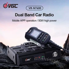 VR-N7600 U/V Dual Band Vehicle Radio Station 50W 10KM-50KM GPS Positioning 