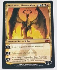 MTG - Nicol Bolas Planeswalker - M13 - Magic: The Gathering