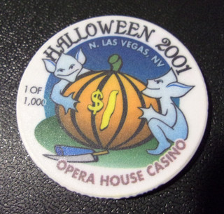 OPERA HOUSE HOTEL CASINO $1 (LTD 1000) casino gaming poker chip Las Vegas NV