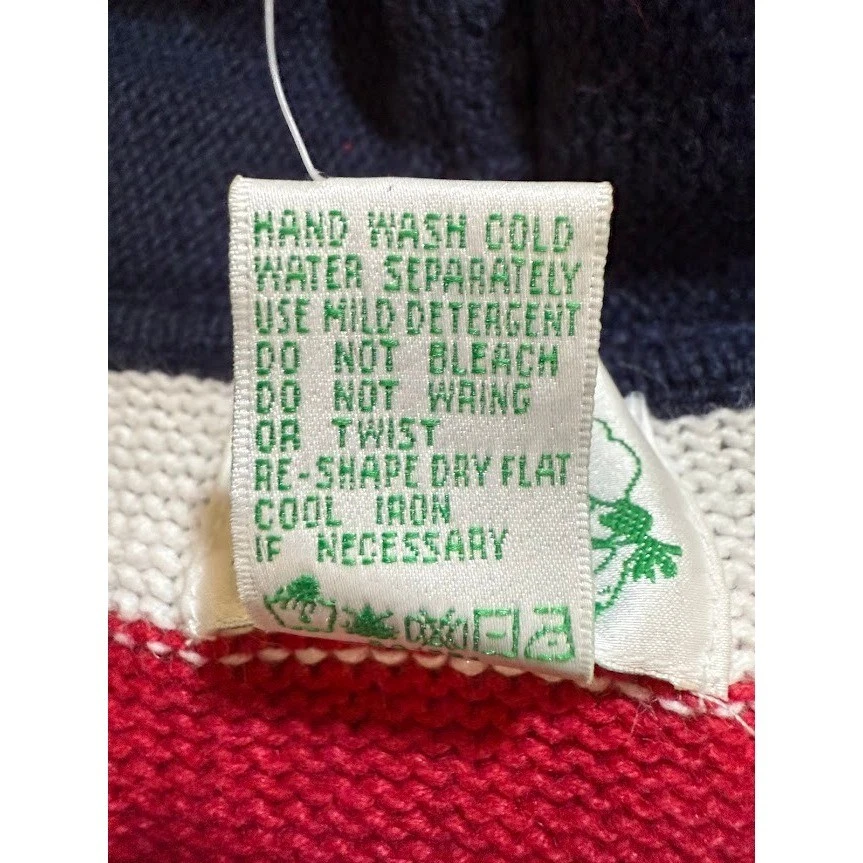 The Quacker Factory Flag Knit Zip Hoodie Sweater Women's 3X Red White Blue Stars - Image 2 of 4