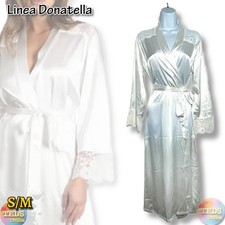 NWT Linea Donatella Women's S/M Bridal Bouquet Robe BBT036 Ivory