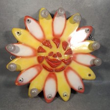 Vintage Fairground Ride Light Up Flower Display From Infants Big Wheel 88cm