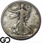 1929-S Walking Liberty Half Dollar, Scarce San Francisco Issue