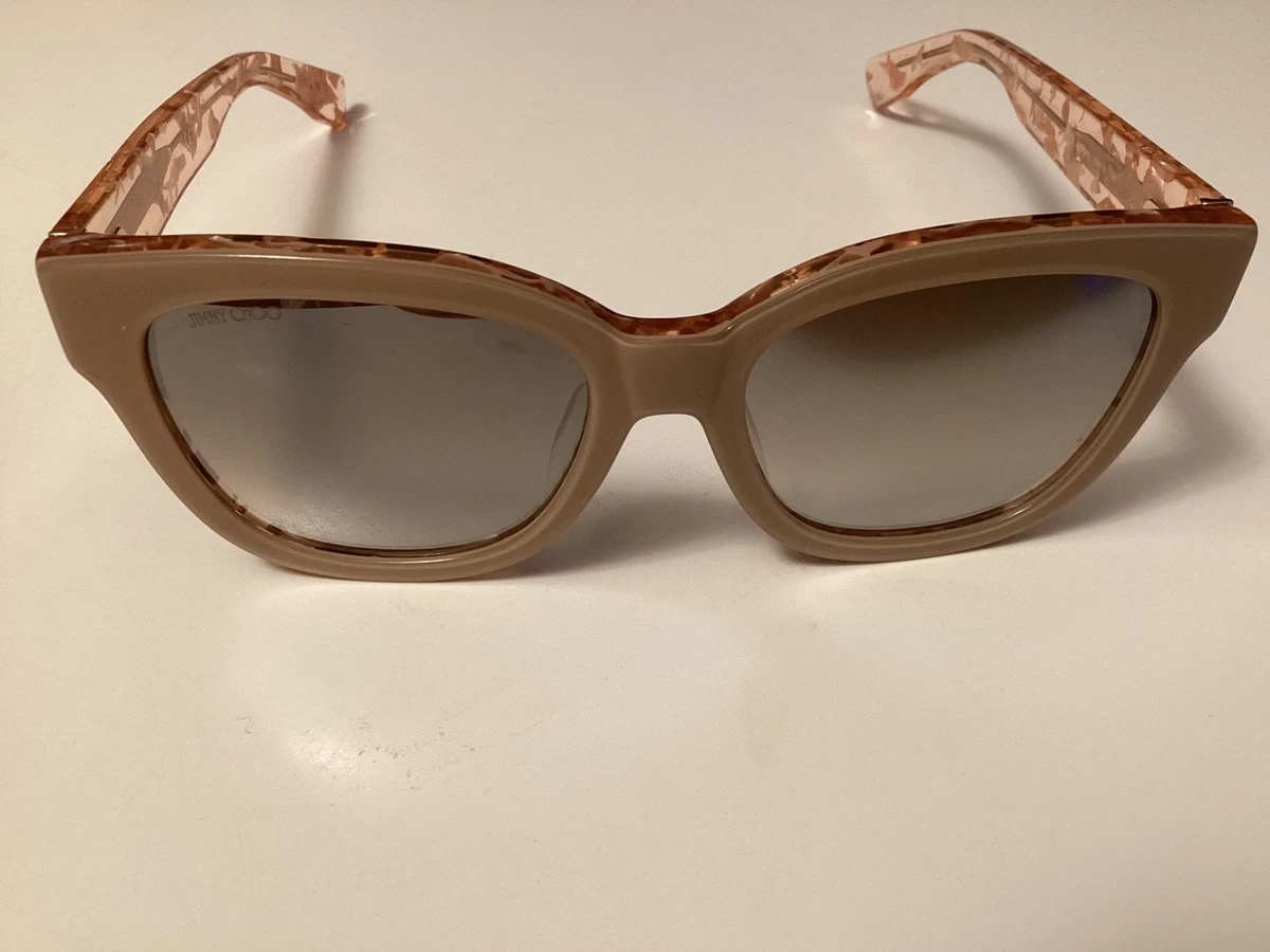 Jimmy Choo Sunglasses MAYEL/S VF 018V Clubmaster Grey Glittery Sunglasses Jimmy Choo Cat Eye Rua /G Sunglasses MF7IR Pearled Gray 56mm  main image 2