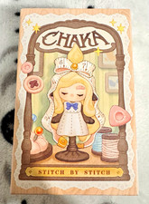 POP MART CHAKA Stitch by Stitch Click-Clack Time Machine Figure Clear Box Excl