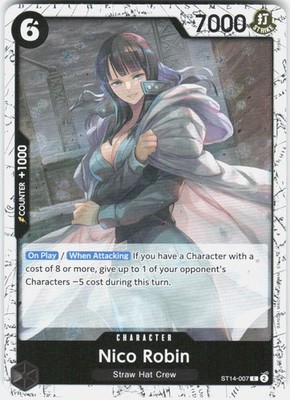 Nico Robin -  (Pirate Foil) C Premium Booster -The Best- Vol. 2 ST14-007 NM