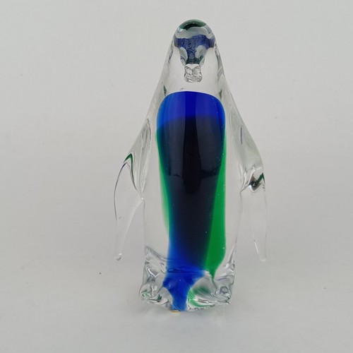 Mixed Lot 7 VTG Penguin Sculptures Art Glass/Clay/Pewter/Safari Ltd/Resin Artsy - Picture 20 of 22