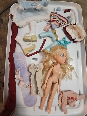 Bratz Wintertime Wonderland Cloe Doll  & Accessories Almost Complete