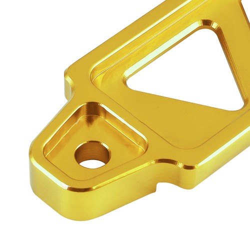 220MM/190MM GOLD BILLET ALUMINUM CAR BATTERY TIE DOWN MOUNT BRACKET BRACE BAR - Picture 4 of 10