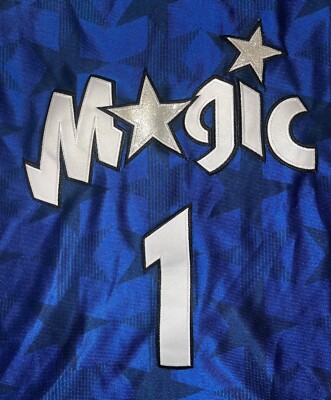 Reebok Tracy McGrady T-Mac Orlando Magic Sewn Blue Stars
