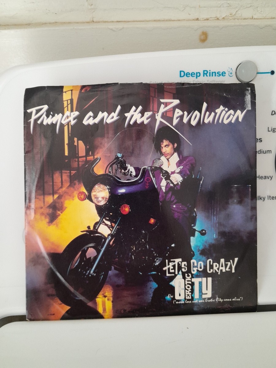 Prince And The Revolution Lets Go Crazy Single 45 RPM Vinyl Record